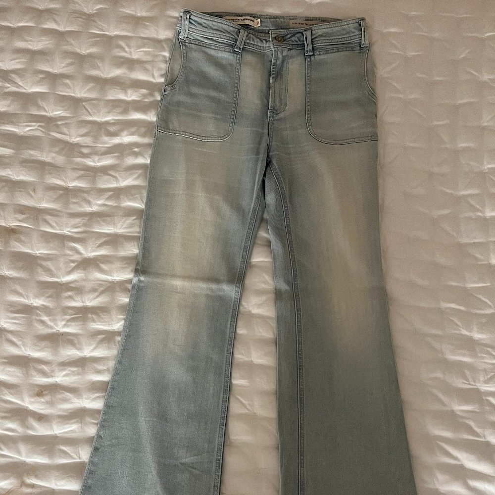 Pilcro by Anthropologie High-Rise Trouser Bootcut size 29